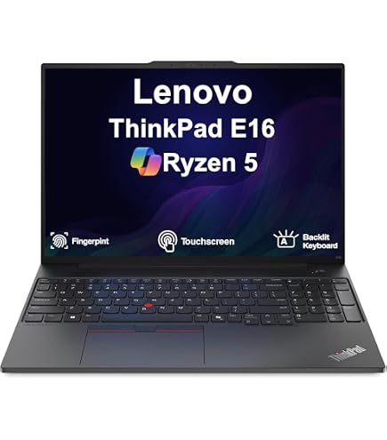 Amazon.com: Lenovo ThinkPad E16 Gen 3 Laptop with AMD Ryzen 7 250